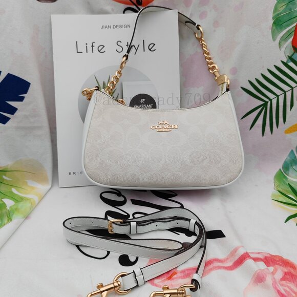 Coach Teri shoulder bag white - Picture 1 of 11